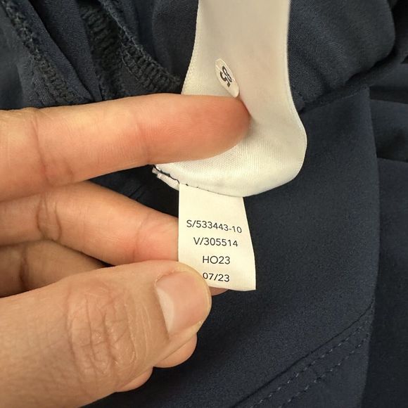 ATHLETA Brooklyn Heights Jogger Pant 8 ( M ) Dark Navy #533443 Lightweight EUC - Picture 13 of 14